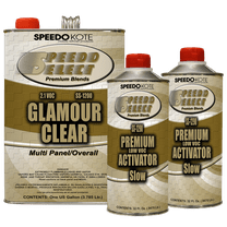 Ultra High Gloss 2.1 voc Clear Coat, 2:1 Clearcoat 6 Qt Hot Temp. Kit, SS-1200/90