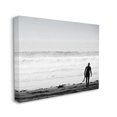 thumbnail image 3 of Stupell Industries Surfer Silhouette Beach Stroll Distant Ocean Waves Photograph Gallery Wrapped Canvas Print Wall Art, Design by Graffitee Studios, 3 of 7