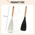 thumbnail image 2 of Cedarandash Multi Function Cooking Spoon, Multi-functional Silicone Cooking Spoon Spatula with Wooden Handle, Heat Resistant Nonstick Cooking Utensil for Stirring, Scooping & Serving, 2 of 8