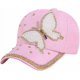 thumbnail image 1 of Women's Bling Rhinestone Butterfly Baseball Cap Adjustable Hip Hop Hat, 1 of 2