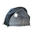 thumbnail image 4 of QccHieUs Camping Tent Easy Setup Waterproof Windproof Portable 1 Person Tent for Backyard Black, 4 of 9