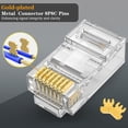 thumbnail image 2 of Paquete de 100 conectores RJ45 Cat5 Cat6 | AOWIZ, 2 of 5