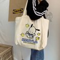 thumbnail image 1 of Sanrio Pochacco-Bolso de lona de alta capacidad, bolsa de un solo hombro portátil con cremallera para teléfono móvil, regalo antipérdida para novia, 1 of 4
