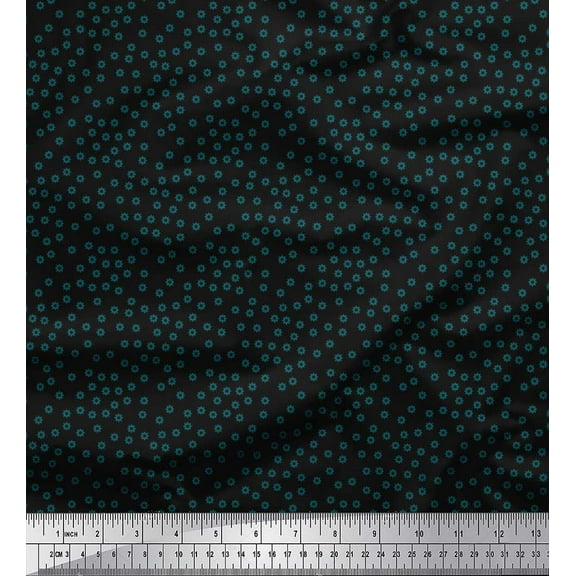 Soimoi Cotton Duck Fabric Gear Parts Shirting Print Fabric by The Yard 42 Inch Wide