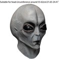 thumbnail image 3 of Scary ET Alien Mask Saucer Man Realistic Horror Masks Halloween Extra-terrestrial Horror Headgear UFO Props Masqu, 3 of 4