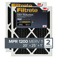 

Filtrete Allergen Defense Odor Reduction Filter AOR03-2PK-1E 20 in x 25 in x 1 in (50.8 cm x 63.5 cm x 2.5 cm)