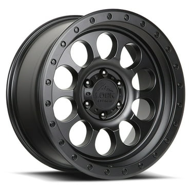 Lock Offroad 50Cal Matte Black Wheel 6x139.7 17x9 -12et Off Road Truck Suv Rim