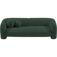 thumbnail image 4 of Meridian Furniture Emory Green Boucle Fabric Sofa, 4 of 17