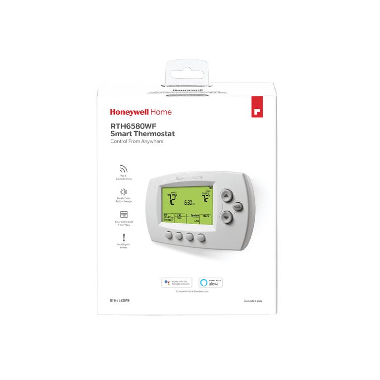 Honeywell Home Wifi 7-Day Programmable Thermostat, White 