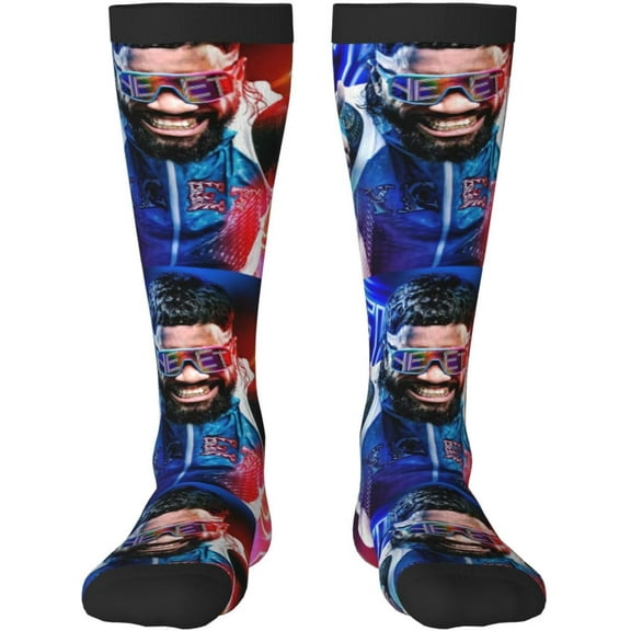 Jey Uso Stocking Women's Crew Sock High Sock Soft Men's Athletic Socks Outdoor Socks