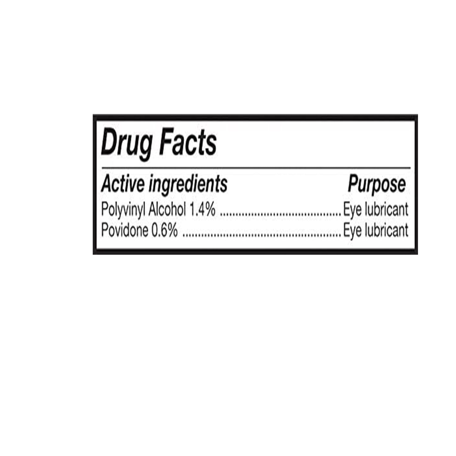 Refresh Lubricant Eye Drops Classic Dry Relief Sterile, 0.01oz, 6-Pack