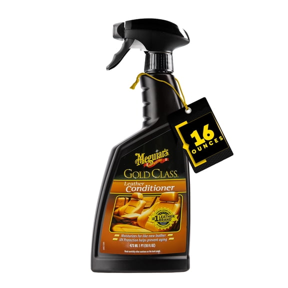 Meguiar's Gold Class Leather Conditioner – Give Your Leather a Rich, Natural Look – G18616, 16 oz