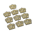 thumbnail image 2 of 10 Uds Parche Bordado Bling Bling Corona Dorado DIY Para Ropa Bolsos Sombreros, 2 of 12