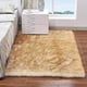 thumbnail image 4 of Alfombra larga y esponjosa de piel de oveja sintética ultra suave de color blanco, 400 x 400 mm, para sala de estar, dormitorio y balcón, 4 of 5