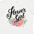 thumbnail image 4 of Inktastic Flower Girl Hand Lettering with Flowers Illustration Girls Toddler T-Shirt, 4 of 5