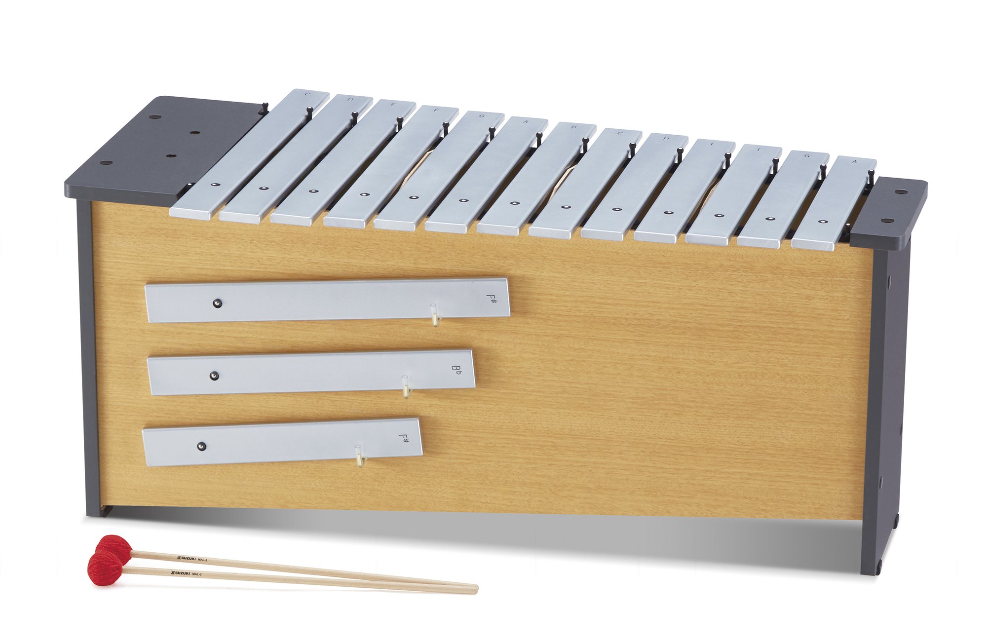 Suzuki Bass Metallophone with Mallets MPB16