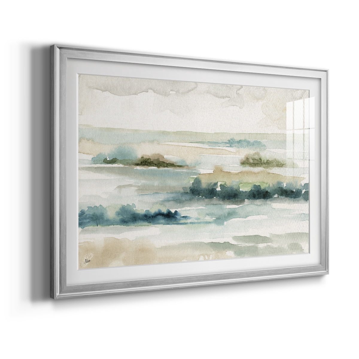 Pastel Panorama Premium Framed Print - Ready to Hang