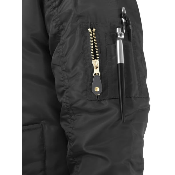 Hat and Beyond Men's MA-1 Premium Padded Bomber Flight Hat and Beyond Men's MA-1 Premium Padded Bomber Flight