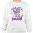 thumbnail image 2 of Graveyard Smash Sweatshirt Unisex Large White, 2 of 5