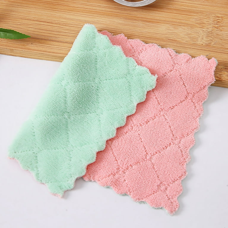 Microfiber Cleaning Cloth Multi-Functional Reusable Soft Rags for