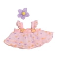 thumbnail image 1 of 2 piezas de vestido de princesa para muñecas con horquilla de flores, accesorios de ropa en miniatura para Rosa, 1 of 7