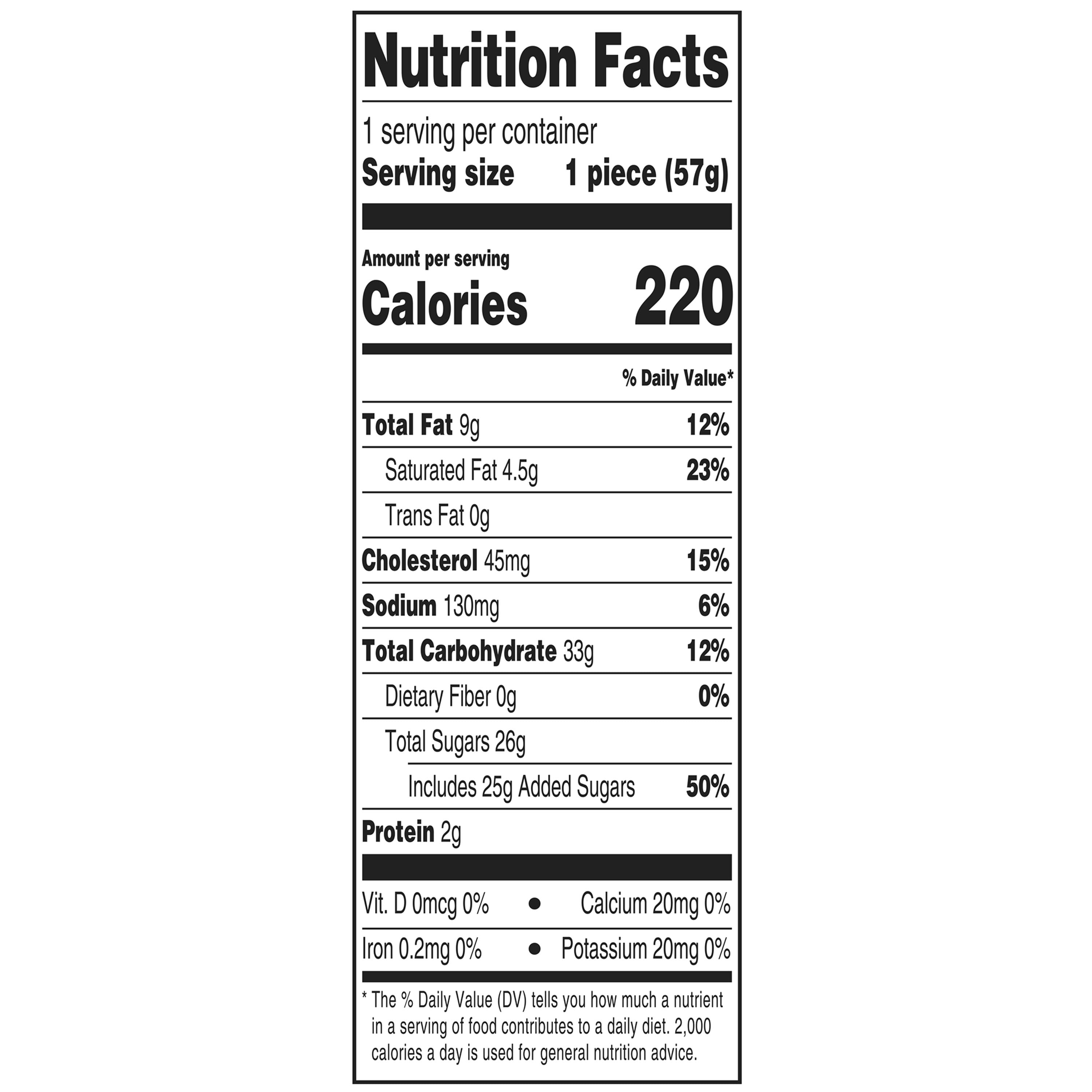 Marketside Ooey Gooey Butter Cake, 2 oz
