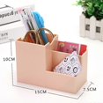 thumbnail image 2 of Multi-functional creative student pen holder practical large-capacity office stationery storage box simple and stylish desktop storage box, 2 of 2