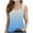 Light Blue, variant on ZACPNCV Tank Tops for Girls Dressy Casual Sleeveless T Shirts Loose Comfy Camisole Trendy Cute Blouses Summer Top Beige 9-10 Years