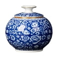 thumbnail image 2 of Jarrón de jengibre tradicional chinoiserie, florero, tarro para guardar té, templo versátil Estilo D, 2 of 9