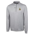 thumbnail image 2 of Men's Cutter & Buck Gray Northern Arizona Lumberjacks Heathered Vault Stealth Quarter-Zip Pullover Top, 2 of 3