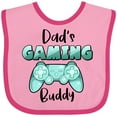 thumbnail image 3 of Inktastic Dad's Gaming Buddy Aqua Controller Boys or Girls Baby Bib, 3 of 4