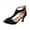 Black, variant on Quaouag Sandals Women Fashion Heels, Women'S Sexy High Heel Sandals Open Toe Pointed Party Sandals, Summer Dressy Low Heel Sandals Hollowed Out Comfortable