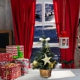 thumbnail image 1 of Wzzjkit 20cm Mini Christmas Tree Desktop Gift Tree Artificial Miniature Desktop Tree Suitable for Christmas Indoor Bedroom Desktop Decoration, 1 of 6