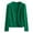 Green, variant on Fgnfyis Women’s Cropped Cardigan for Women V Neck Button Down Knitted Long Sleeve Ice Silk Sweater Green XXL