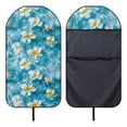 thumbnail image 5 of Uorisanigo Ocean Plumeria Car Seat Towel Covers, Universal Front Bucket Seat Cover Fit for Auto Truck Van SUV, Waterproof Non-Slip Towel Seat Protector for Gym/Pet, 5 of 6