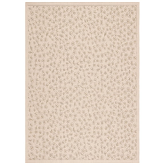 Safavieh Courtyard Camille Spotted Indoor/Outdoor Area Rug, Beige/Gold, 5'3" x 7'7"