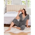 thumbnail image 6 of Ekouaer Womens Pajama Sets Pajamas Sets Sleepwear Shorts Lounge Set summer pajamas for women, 6 of 6