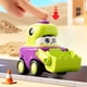 thumbnail image 5 of Coche de juguete con cara de dinosaurio que cambia de cara, rompecabezas de ingeniería, coche de ingeniería de juguete con silbato, coche de ingeniería que presiona, 5 of 5