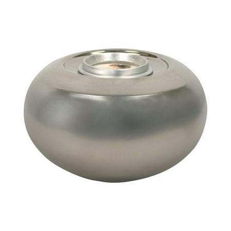 Lamplight Farms 1114145 Clean Burn Tabletop Torch, Ceramic, Silver