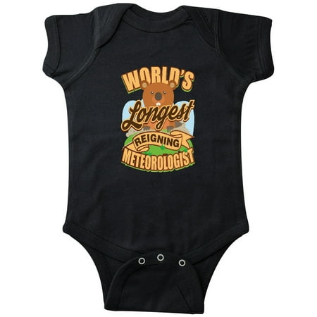 

Inktastic Groundhog Day Meterologist Weather Gift Baby Boy or Baby Girl Bodysuit