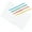 Clear, variant on Clear Treat Bags with Pastel Twist Ties, 4" x 6" Decorating Tools 50ct