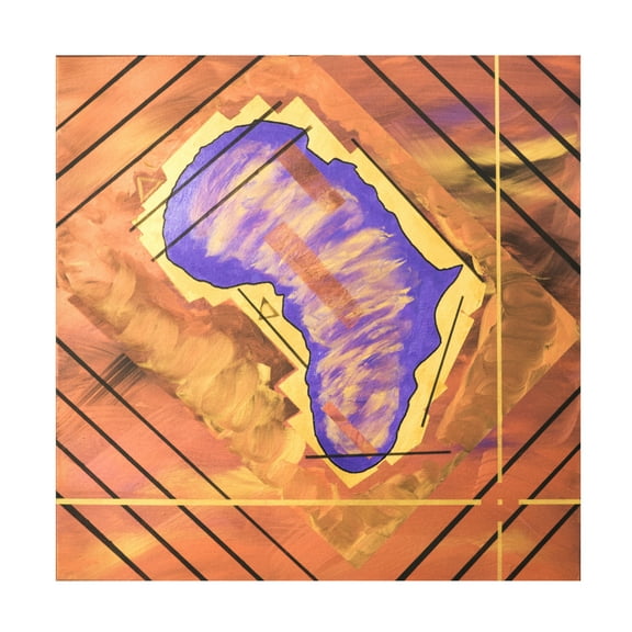 Canvas Wall Art - Roxy Wuz Here 'Royal Beginnings' Wall Art for Living Room, Bedroom, or Office Décor by Trademark Fine Art - 14 x 14 Inches