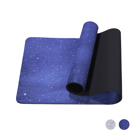 Yoga Mat, 72"x24" Non-Slip TPE Suede Fitness Mat for Pilates & Floor Exercises