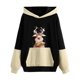thumbnail image 2 of Pntutb Mujer Moda Casual Navidad Impreso Blusa de manga larga Bolsillo Pullover tops Sudaderas con capucha Pntutb Pntutb-7371, 2 of 6