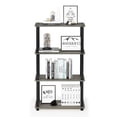 thumbnail image 4 of Estante expositor Furinno Turn-N-Tube de 4 niveles, roble francés, 4 of 6