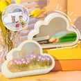 thumbnail image 2 of Lámpara LED de noche con tulipanes en la nube, marco de fotos creativo hecho a mano para dormitorio de niña, sala de estar, espejo, lámparas de mesa, regalos de decoración, 2 of 4
