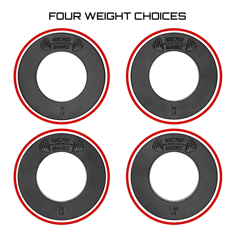 Fractional weight plates set new arrivals