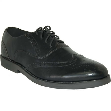 American Shoe Factory Wing Tip Black Leather Lined Upper Men Oxfords