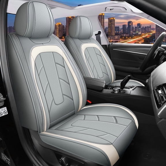 WRWolf Fusion Seat Covers Car Seat Cover Full Set for Ford Fusion 2010-2020,Seat Covers for Cars,Automotive Seat Covers for SUV(Black)