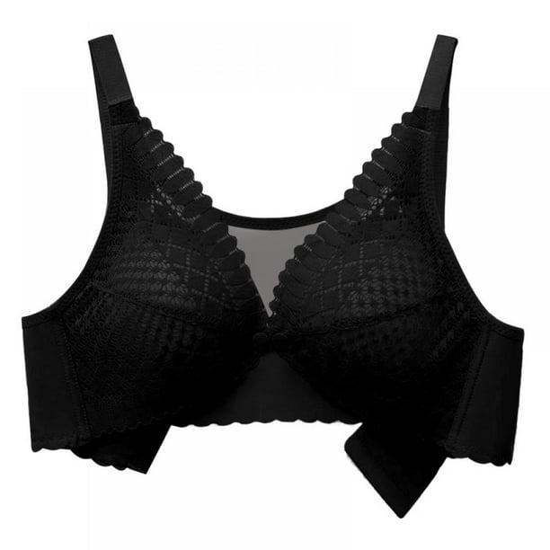 Floral Lace Bra Maternity Nursing Bra Cotton Front Open Breastfeeding